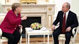 Angela Merkel condemns Putin's 'barbaric' war in Ukraine after facing criticism for ramping up Germany's reliance on Russian energy