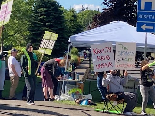 Providence nurses take to the streets in historic strike, as hospitals remain open - Portland Business Journal