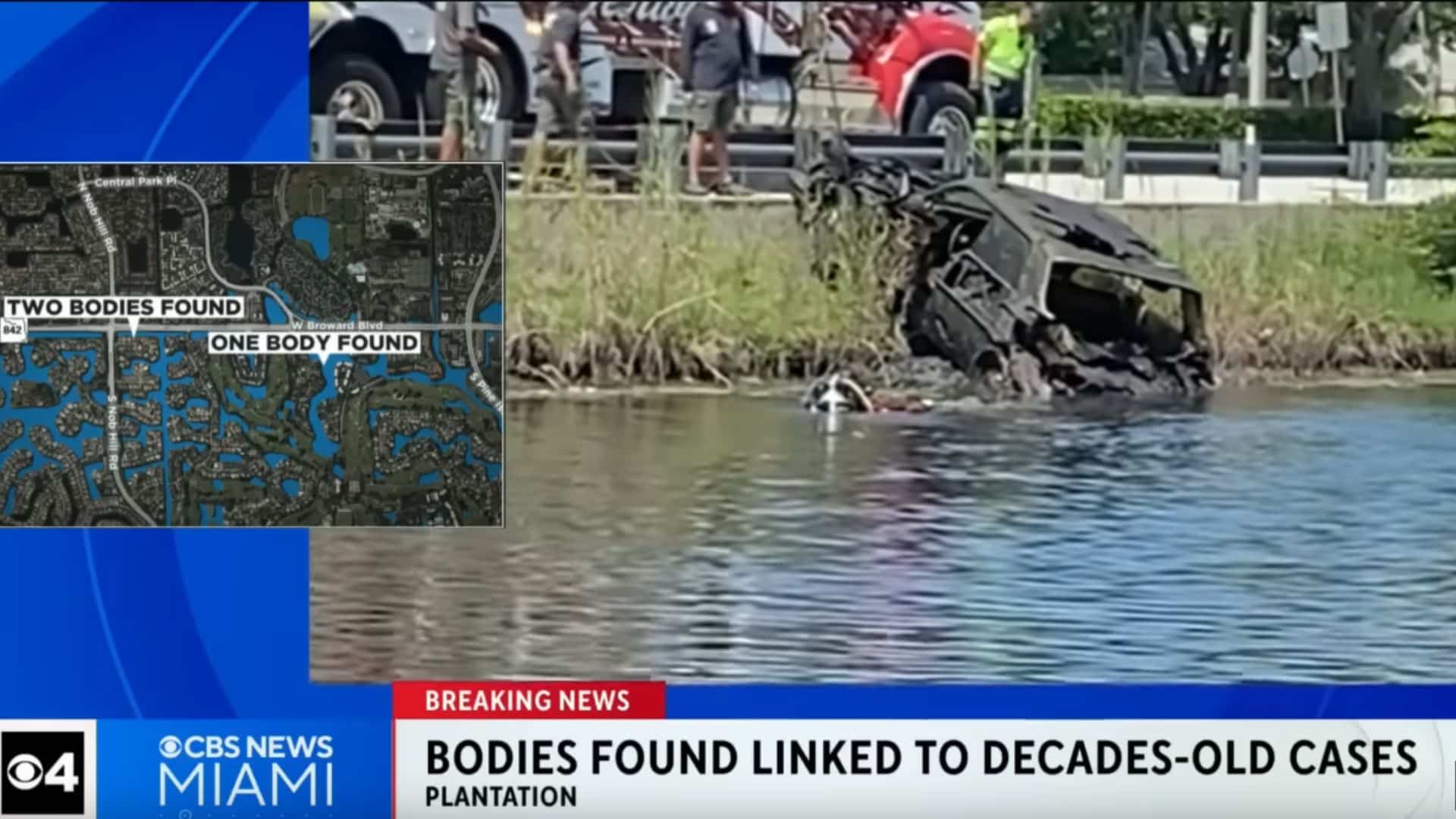 Two Cars With Bodies Found In South Florida Canals Revive Cold Cases