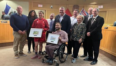 Olympians Elmore and Shaw honoured by Kelowna council