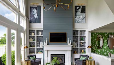 How to Decorate a Mantel With a TV So It Actually Looks Good, According to Designers