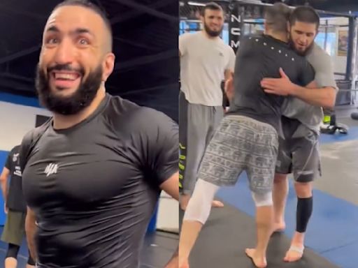 Watch: Belal Muhammad live reacts to Dana White's UFC 304 announcement for Leon Edwards title fight | BJPenn.com