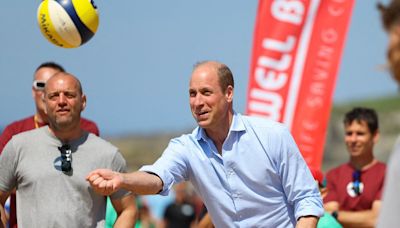 Prinz William zeigt sich sportlich beim Beach-Volleyball