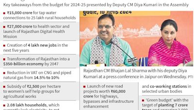 Rajasthan’s full Budget makes large allocations to fulfil BJP’s poll promises