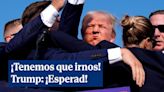 Así se escuchó todo el tiroteo desde la tribuna donde Trump daba el mitin: "¡Tenemos que irnos!" - ELMUNDOTV