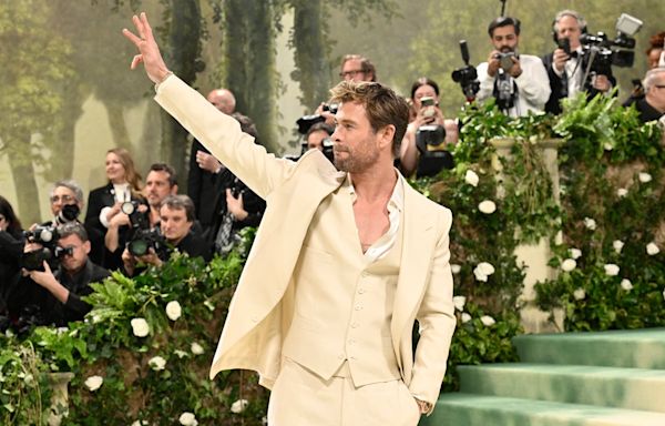 The rule Hollywood star Chris Hemsworth broke at the Met Gala