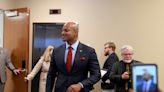 Maryland Governor Wes Moore visits Commanders training camp