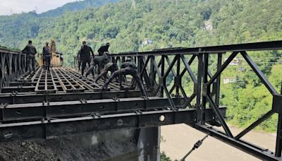 Watch: Army Builds 70-Foot Bailey Bridge In Flood-Hit Sikkim In 72 Hours