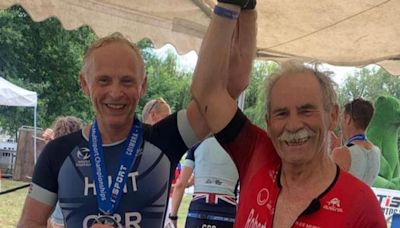 La inagotable pasión por el deporte de Roberto Llamedo, campeón de Europa de duatlón a los 74 años