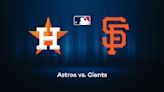 Giants vs. Astros: Betting Trends, Odds, Records Against the Run Line, Home/Road Splits