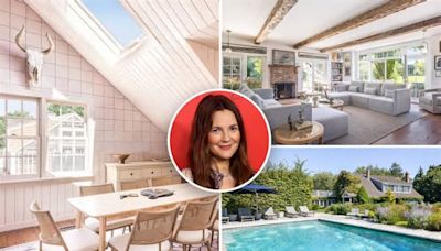 Drew Barrymore lists sprawling Hamptons estate for $8.5M