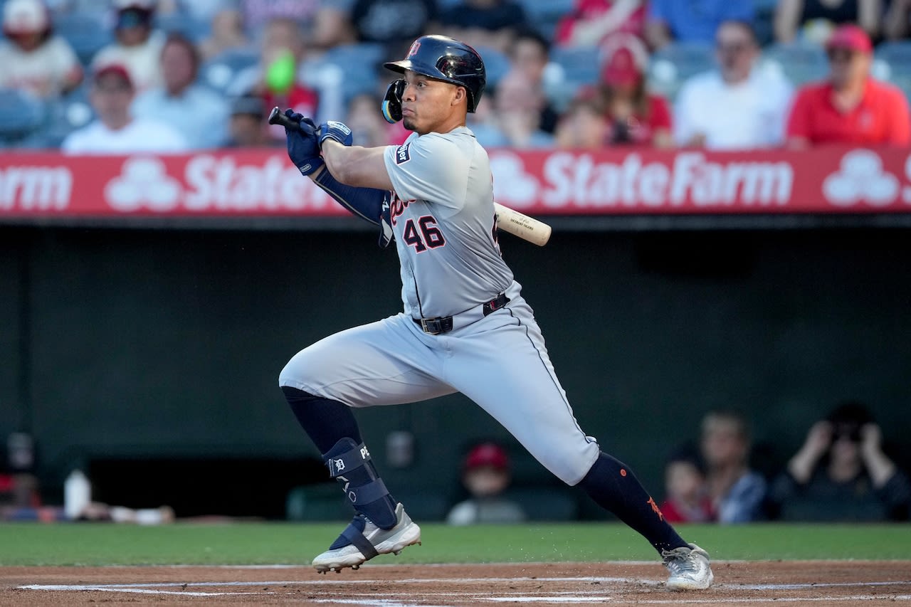 Tigers’ lineup for series finale vs. Angels