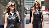 Heidi Klum Puts Edgy Spin on Spring Style in Leather Alice + Olivia Dress for ‘America’s Got Talent’ Arrival