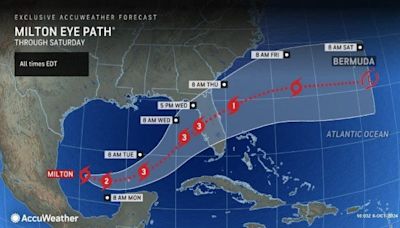 Hurricane Milton is now a Category 5 storm. What to know about its path