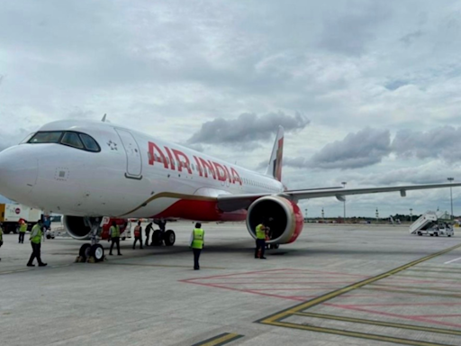 Air India’s first narrowbody aircraft sporting new livery and cabin interiors enters service - Times of India