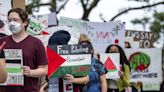 Nonstop Mideast coverage of Israel-Hamas war pauses for protests and police action at US schools