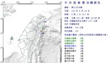 花蓮深夜連15震！2起規模4以上「極淺層地震」 最大震度4級、雙北有感