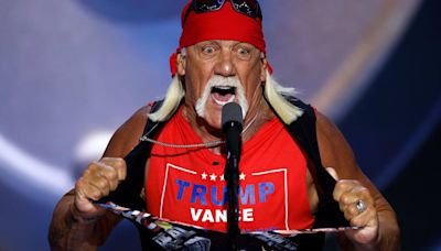 Trump Blows a Kiss as Hulk Hogan Rips His Shirt Onstage in Surreal RNC Scene