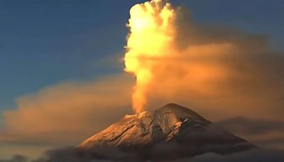 Popocatépetl registró 88 exhalaciones en las últimas 24 horas