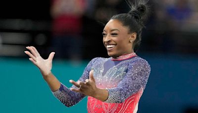 Simone Biles completes her return to the Olympics with a silver on floor exercise