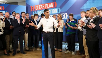 Sunak busca enmendar errores e impulsar a conservadores previo a elecciones británicas