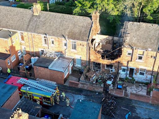 'Seriously injured' man rescued in Willington terraced house blast as neighbours evacuated