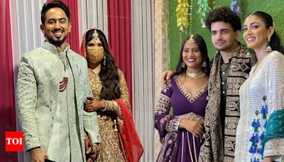 Adnaan Shaikh-Ayesha Shaikh Wedding: Mr. Faisu, Sana Makbul, Vishal Pandey, Shivani Kumari and others attend the star-studded Sangeet ceremony...