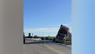 Traffic being diverted on U-75 after crash involving semi-truck