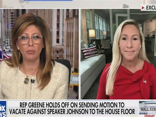 Bartiromo To Rep. Marjorie Taylor Greene: "You Didn't Give Me A Plan" For After You Oust Mike Johnson