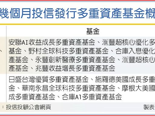 合庫攜臺企銀 發多重資產基金 - C2 金融商品 - 20240710