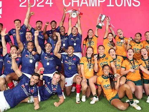 Rugby Sevens: Francia y Australia llegarán a París como campeones de la Serie Mundial