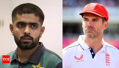Babar Azam hilariously trolled for ‘gaffe’ in James Anderson's retirement social media post | Cricket News - Times of India