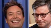 Jimmy Fallon Hits Mike Johnson With Brutal New Game Segment