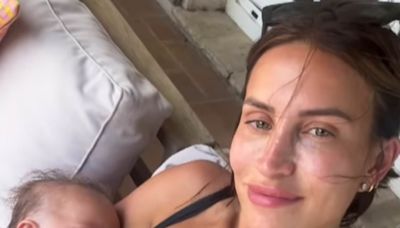 Ferne McCann shares a sweet clip breastfeeding Finty to Instagram