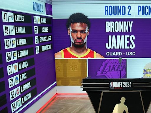 Hijo de LeBron James elegido por los Lakers en el Draft