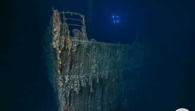 Railings on Titanic's iconic bow have broken off and fallen to sea floor