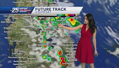 Impact weather with strong to severe storms across South Florida