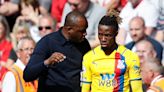 Patrick Vieira insists Wilfried Zaha is ‘happy’ at Crystal Palace as he downplays exit talks