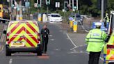 Police officer rushed to hospital following crash in Ashton