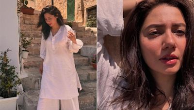 Mahira Khan's White Kurta Travels Everywhere With Her, Plus Her Khussas And Dresses