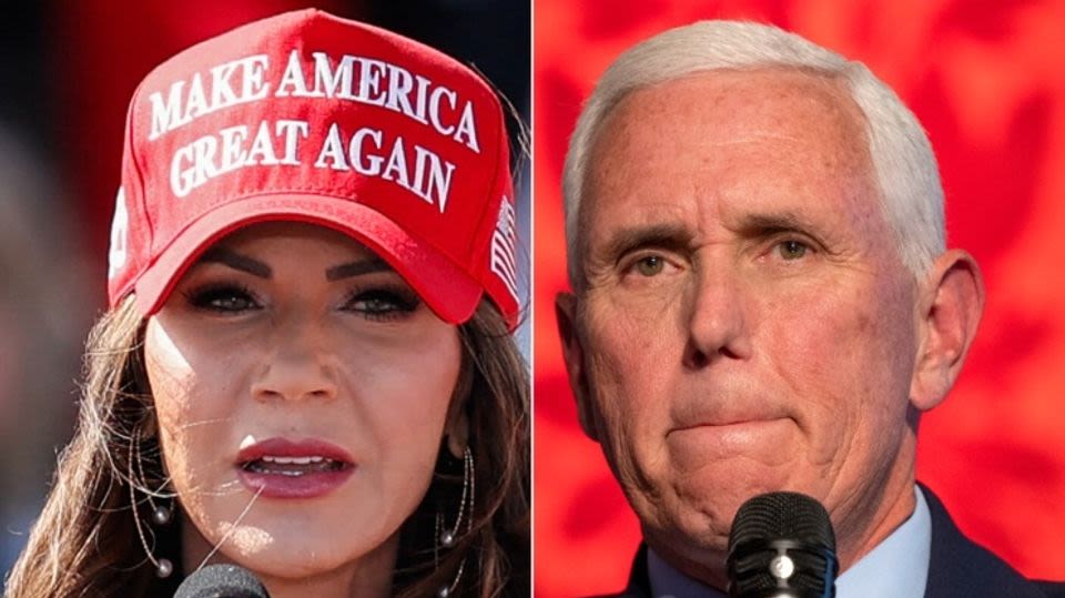 Kristi Noem Rips Mike Pence For Having 'Failed' Trump Since Threat-Filled Jan. 6