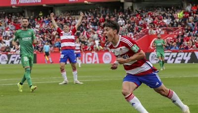 España: Facundo Pellistri convirtió un golazo en el triunfo de Granada frente al Osasuna