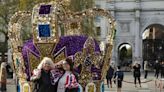 Giant 16ft crown installed at Marble Arch ahead of King Charles III’s Coronation