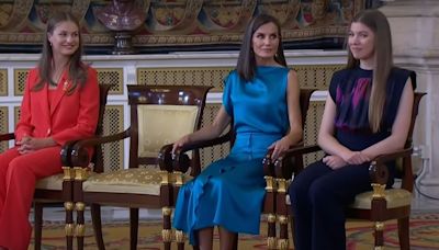 Felipe VI emociona con su discurso a Leonor y a Sofía al dedicarle unas tiernas palabras a la reina Letizia