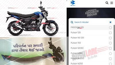 Bajaj Freedom 125 CNG Name Confirmed By Official Website - Launch Tomorrow