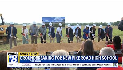 Groundbreaking held for new Pike Road High School - WAKA 8