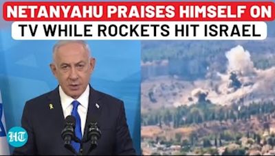 On TV, Netanyahu Praises Himself While Israelis Panic Amid Rockets, Sirens | Nasrallah | Hezbollah