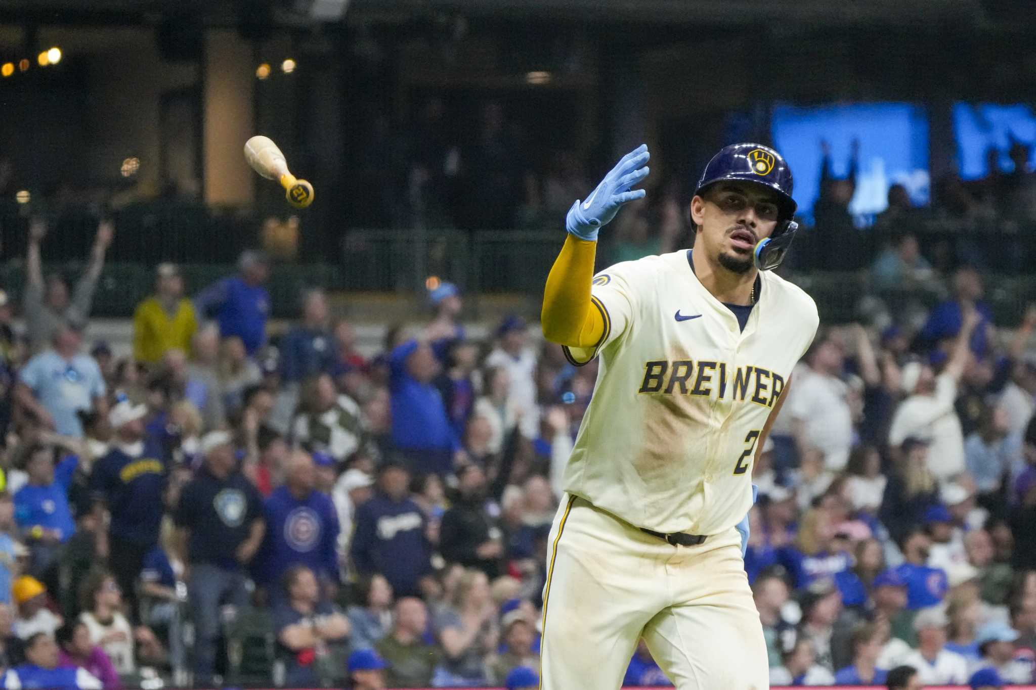 Yelich, Perkins and Adames homer as Brewers come to life against Cubs, Imanaga in 10-6 win