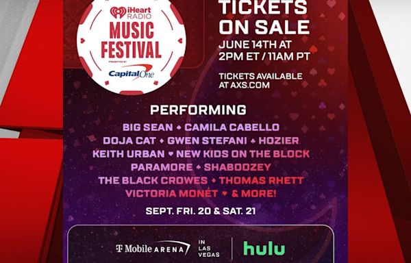 iHeartRadio Music Festival announces lineup ahead of 2-day event in Las Vegas