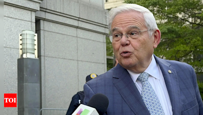 Bob Menendez says he didn't testify because prosecution failed to prove its bribery case against him - Times of India